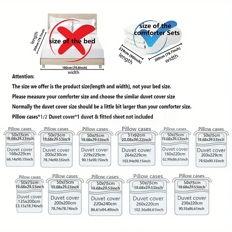 2/3pcs Country Style Patchwork Color Block Duvet Cover Set