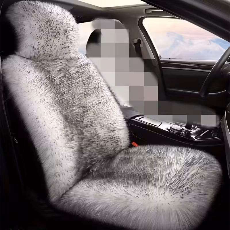 Luxury Winter Plush Car Cushion