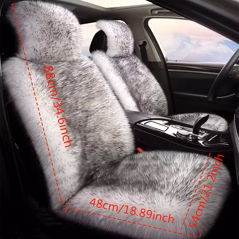 Luxury Winter Plush Car Cushion