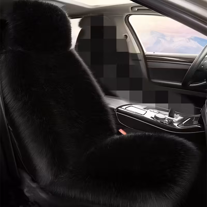 Luxury Winter Plush Car Cushion