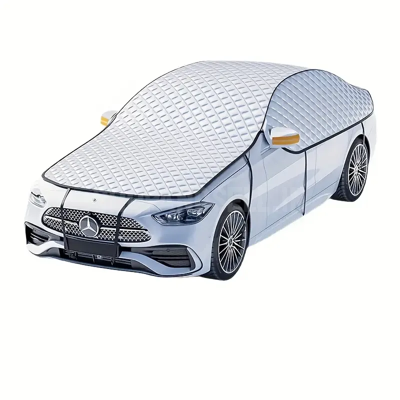 Heavy-Duty Thermal Insulated Car Snow Shield &amp; Half-Cover