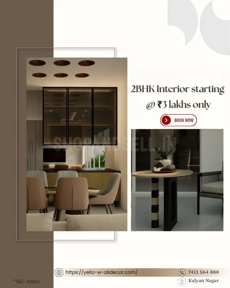 New Flat Owners? Get Complete Interior from ₹3L